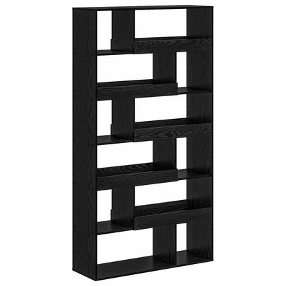 vidaXL Book Shelf 100 x 33 x 156.5 cm Engineered Wood Black oak - 57393
