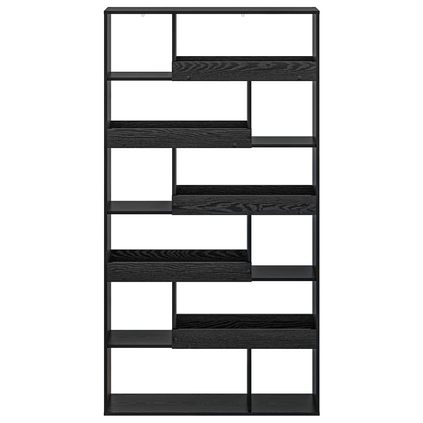 vidaXL Book Shelf 100 x 33 x 156.5 cm Engineered Wood Black oak - 57393