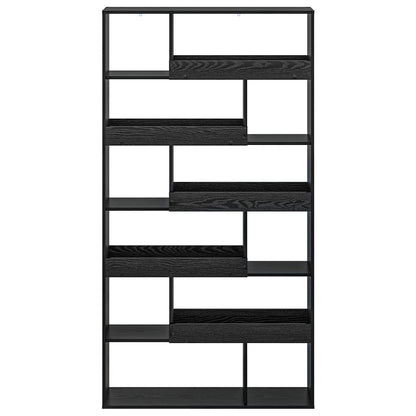 vidaXL Book Shelf 100 x 33 x 156.5 cm Engineered Wood Black oak - 57393
