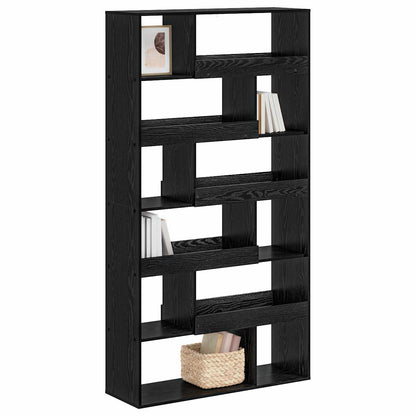 vidaXL Book Shelf 100 x 33 x 156.5 cm Engineered Wood Black oak - 57393