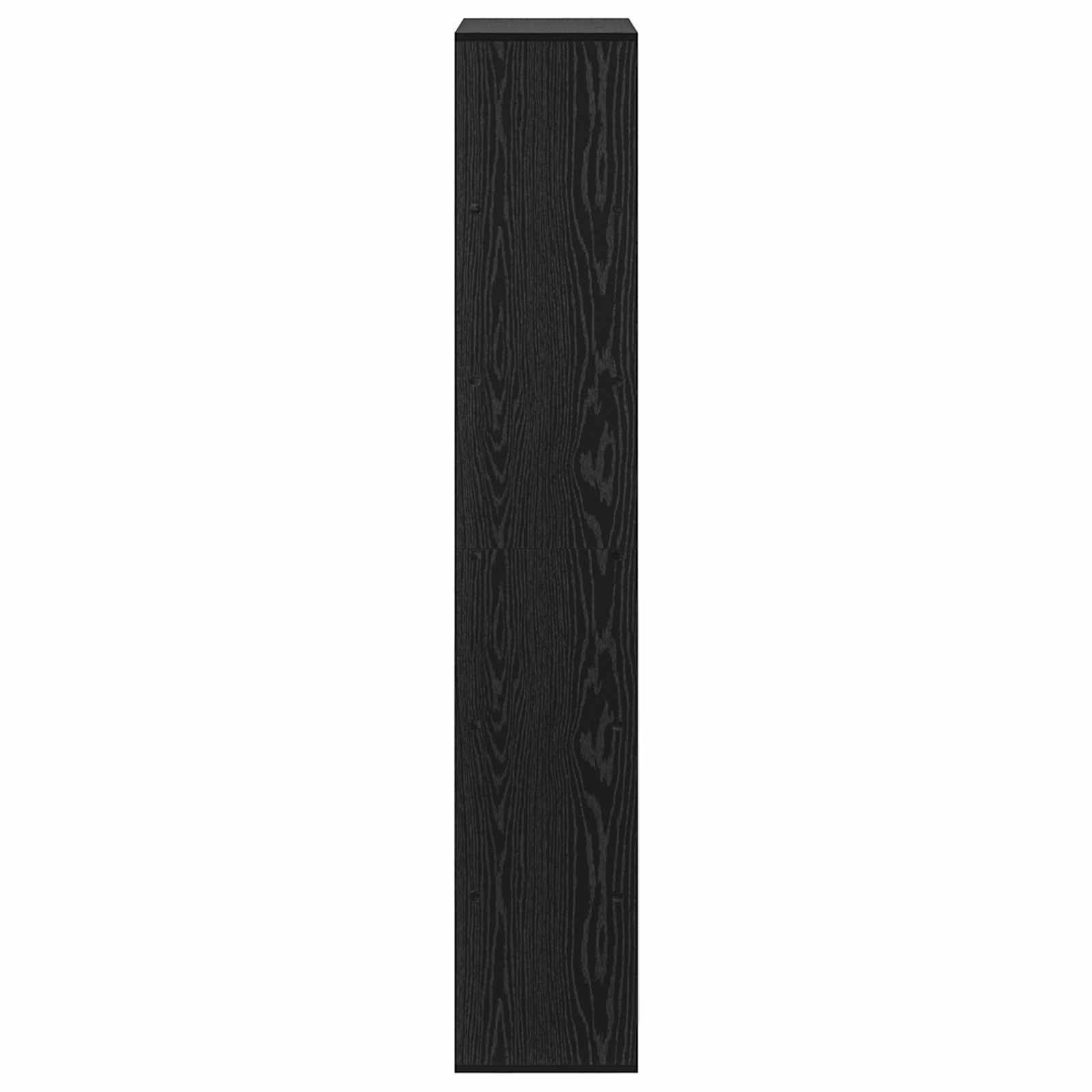 vidaXL Book Shelf 100 x 33 x 156.5 cm Engineered Wood Black oak - 57393