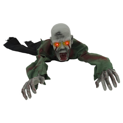 vidaXL Halloween Crawling Zombie SPOOKA Green 110 x 50 x 21 cm - Gre