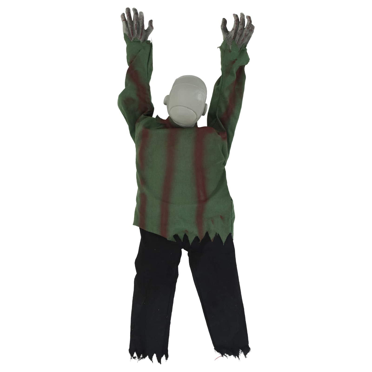 vidaXL Halloween Crawling Zombie SPOOKA Green 110 x 50 x 21 cm - Gre