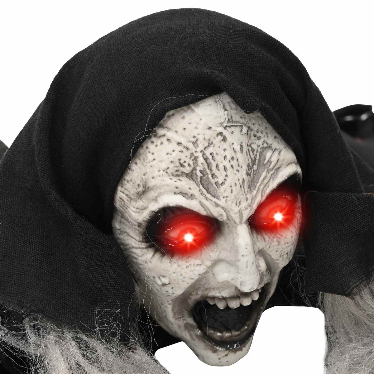 vidaXL Halloween Decoration Zombie SPOOKA Black 41 x 130 x 24 cm