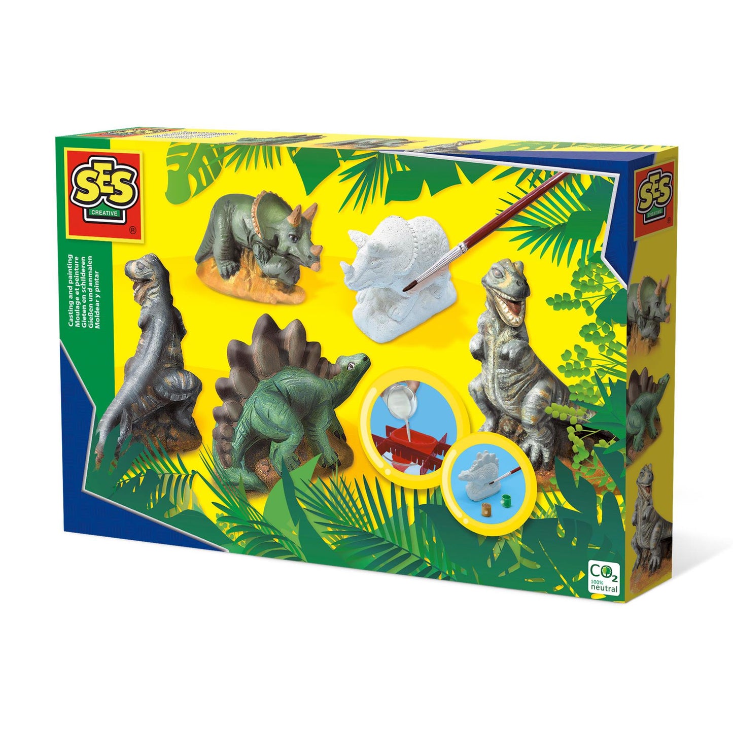 Casting and painting - Dinosaurs