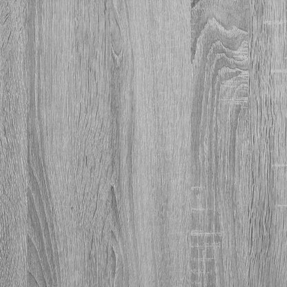 vidaXL Book Cabinet 99.5 x 30 x 108 cm Engineered Wood Grey Sonoma