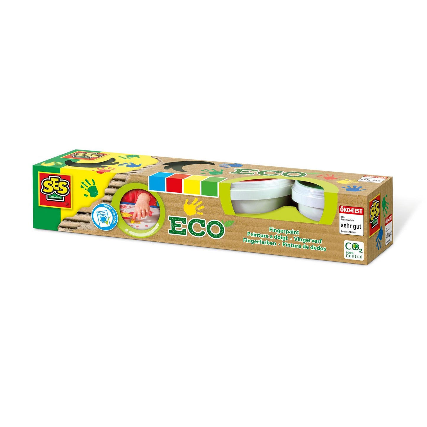 Eco fingerpaint 4 colours