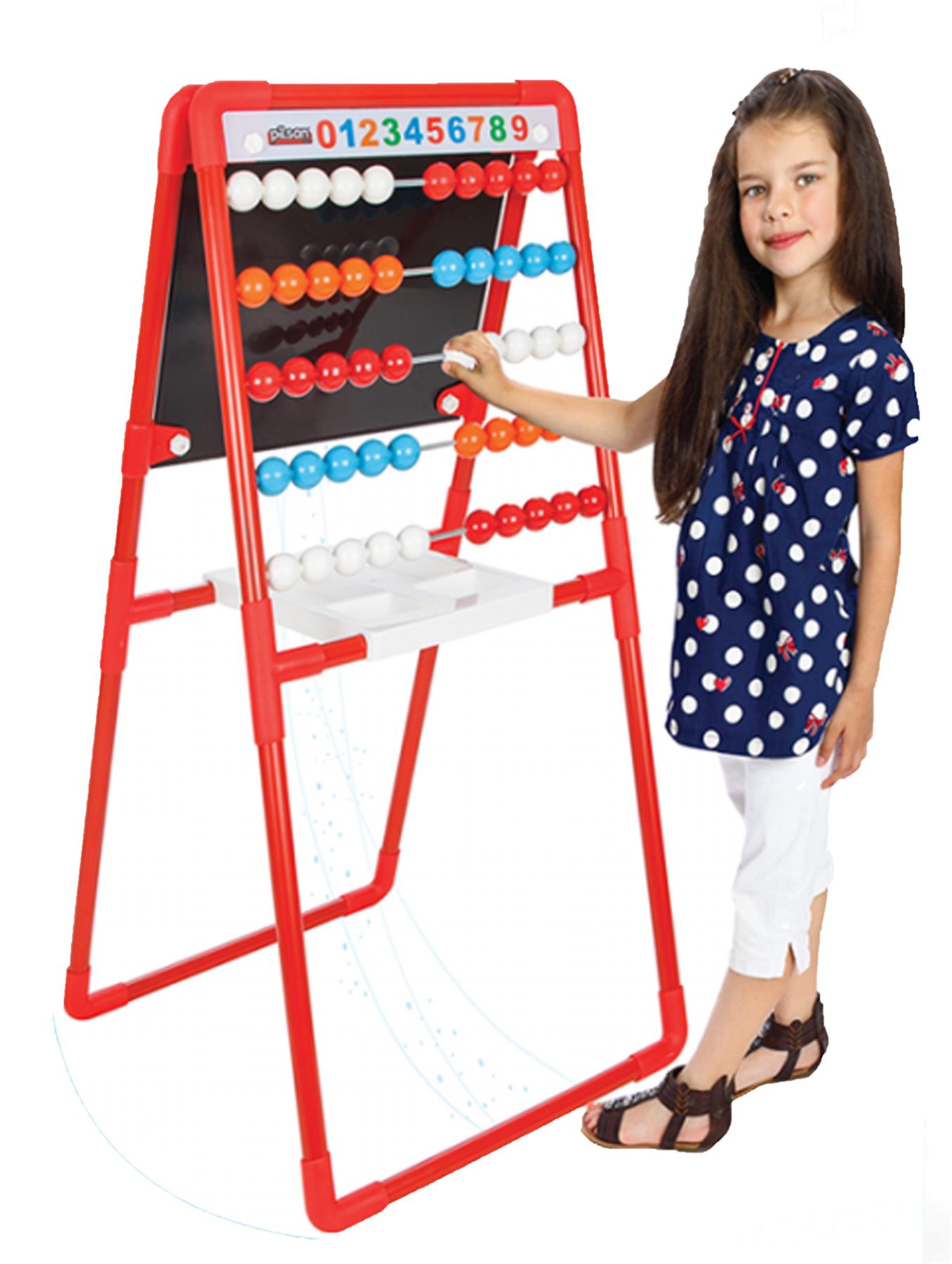 Drawing Board with Abacus Red