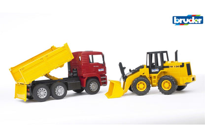 MAN TGA Construction truck and articulated road loader FR 13