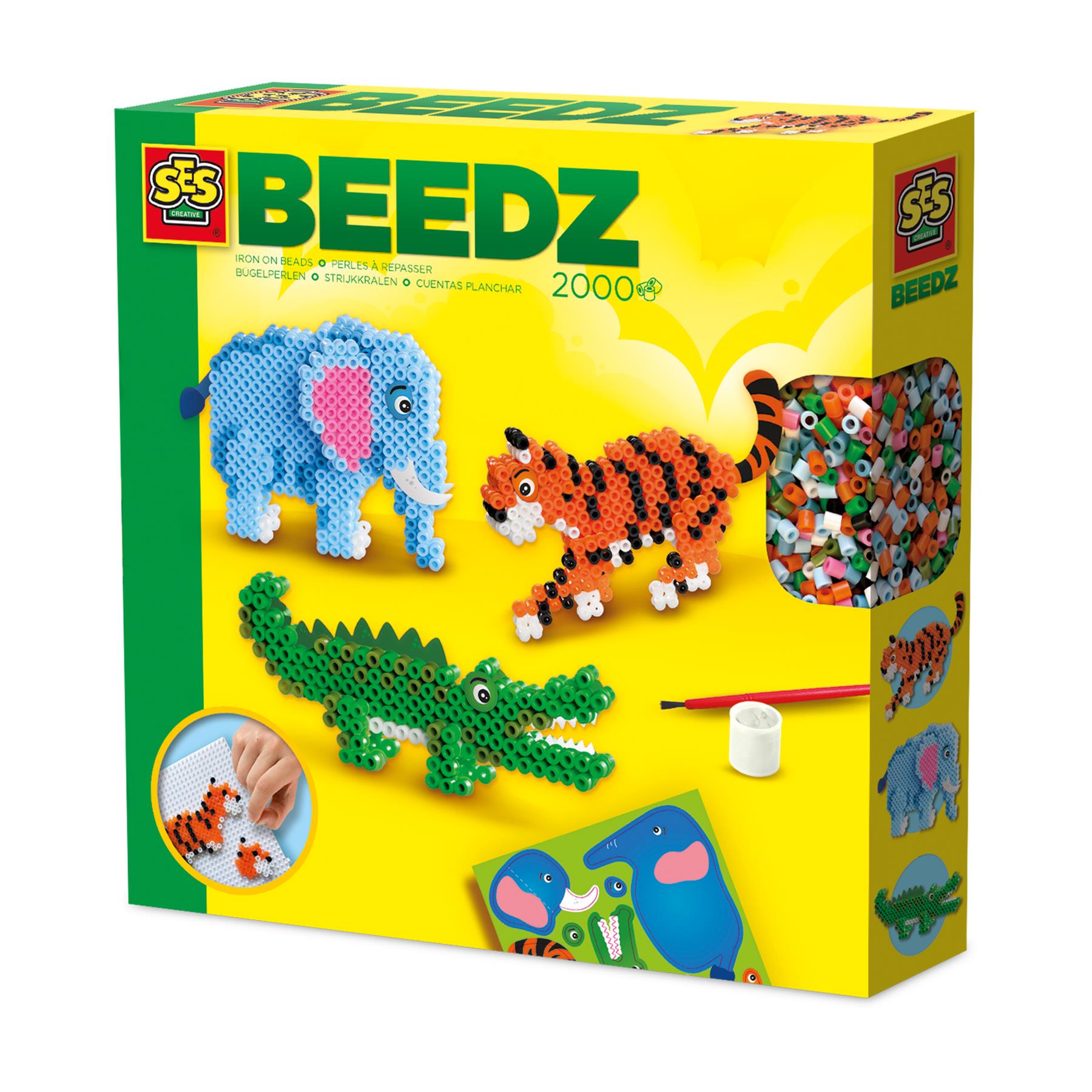 Iron on beads - Safari animals - 17586