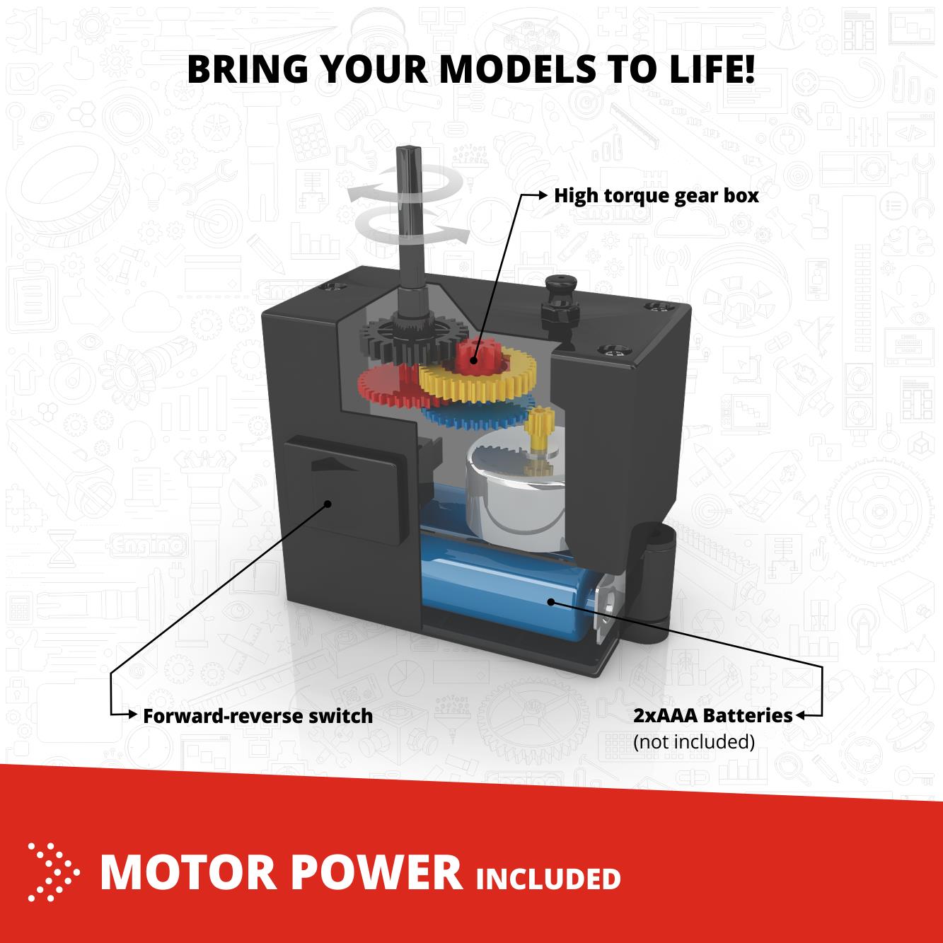 Creative Builder 90 Models Motorized Set - Multi Model Set
