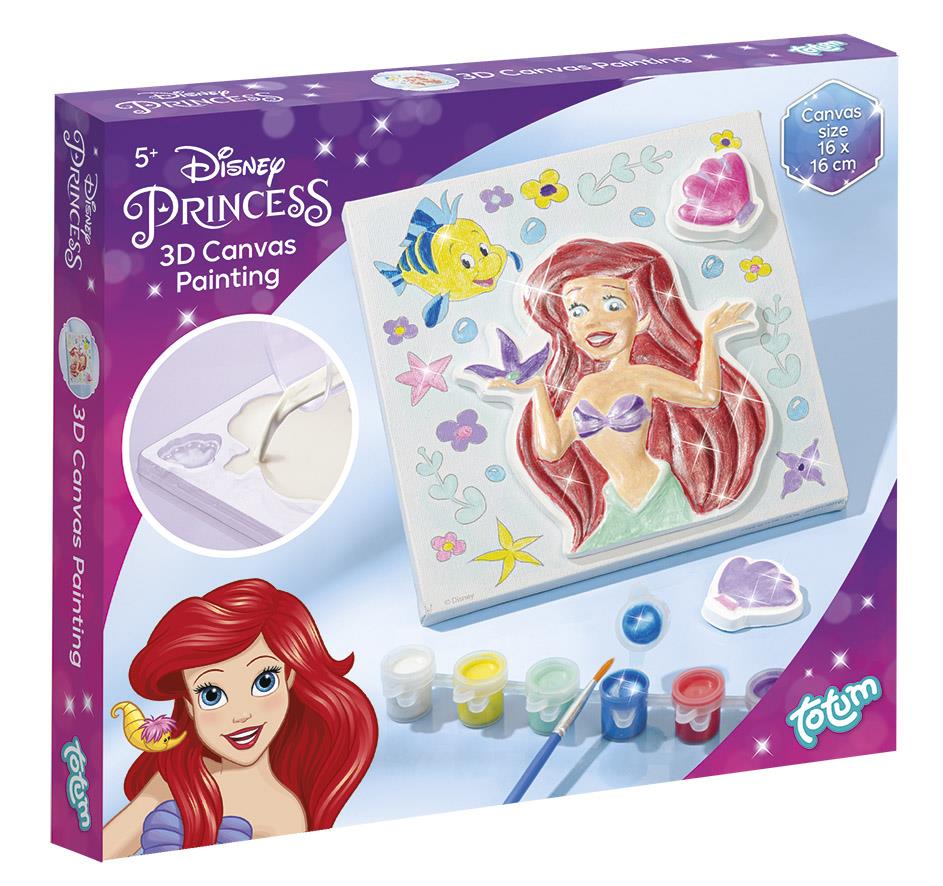 DISNEY PRINCESS CANVAS PLASTER CASTING - 17424