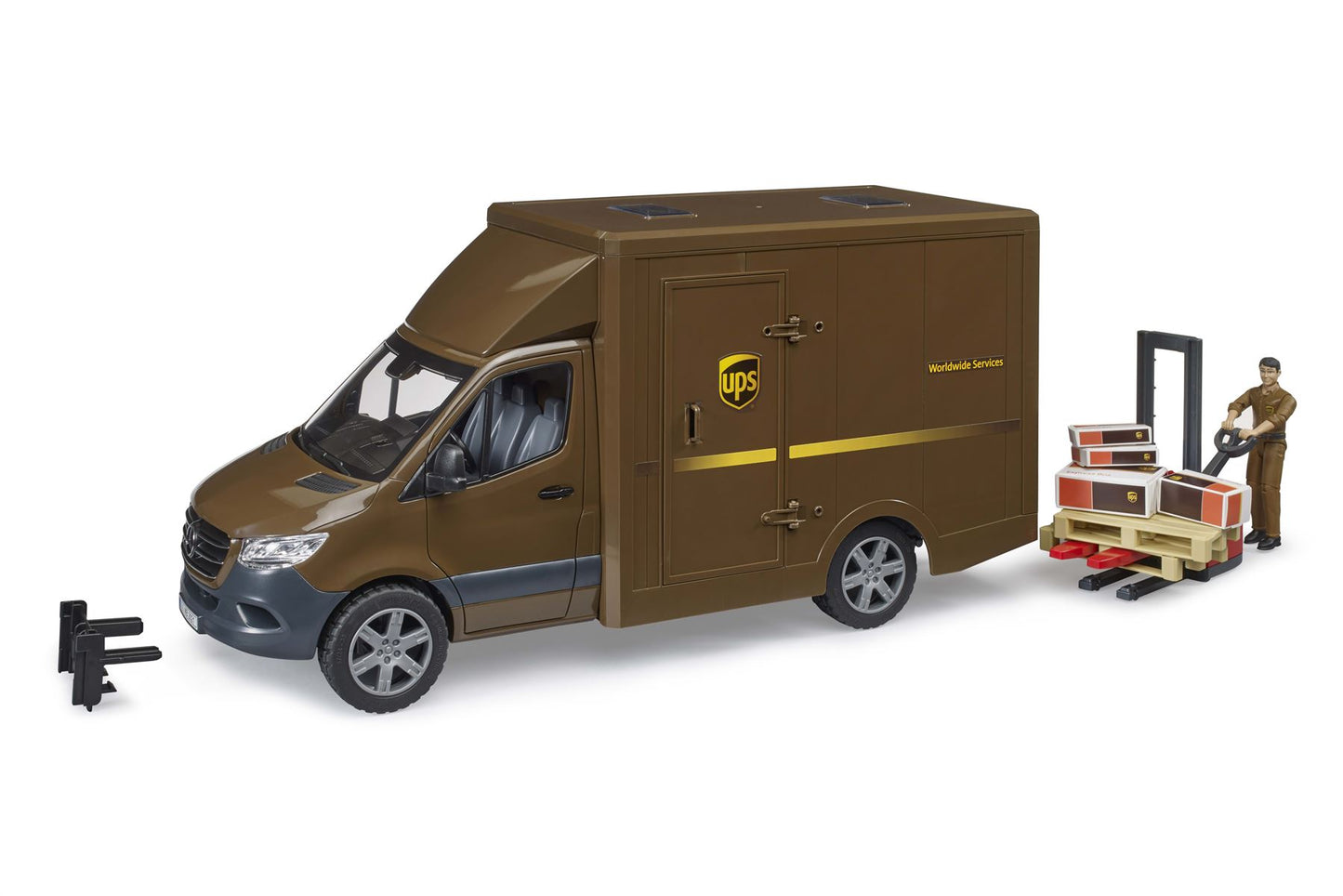 MB Sprinter UPS with driver and accessories