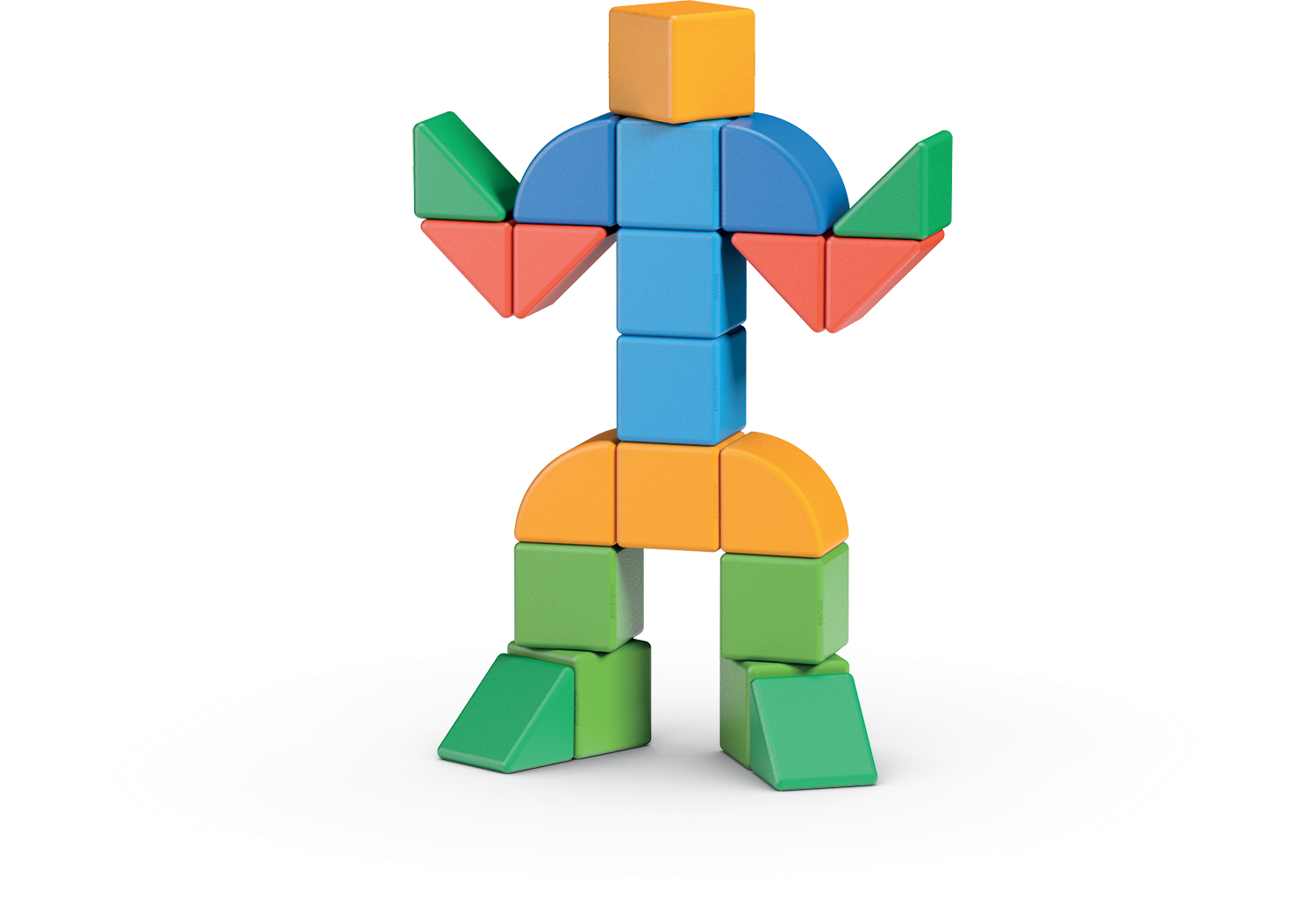Geomag Magicube Recycled Plastic World Magnetic Shapes
