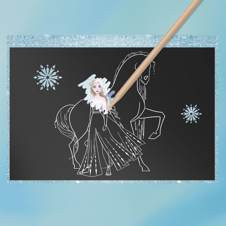 DISNEY FROZEN SCRATCH BOOK