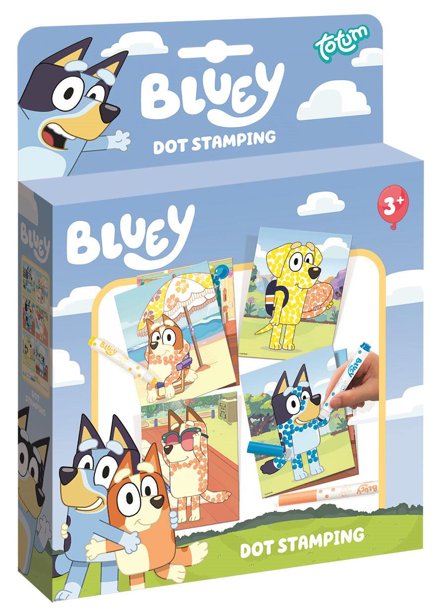 Bluey Dot Stamping