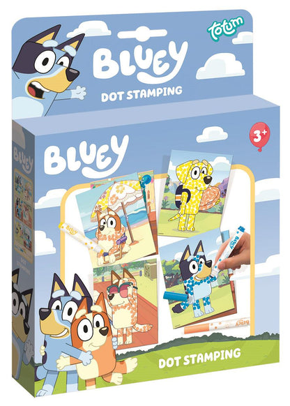 Bluey Dot Stamping