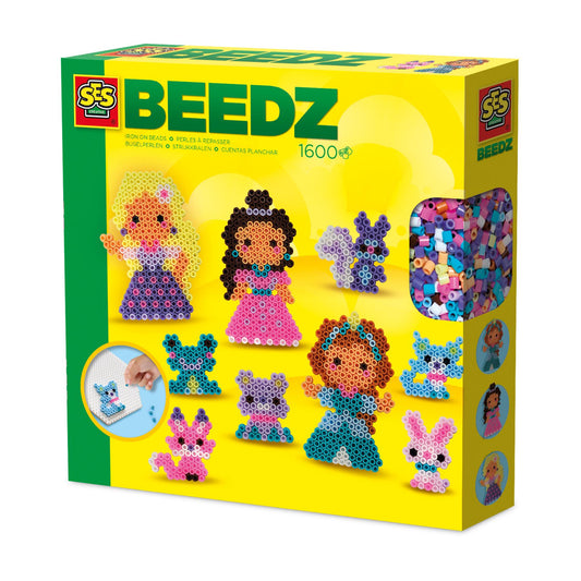 Iron on beads - Princesses and animal friends