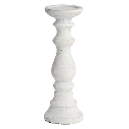 Medium Stone Candle Holder - CREAM