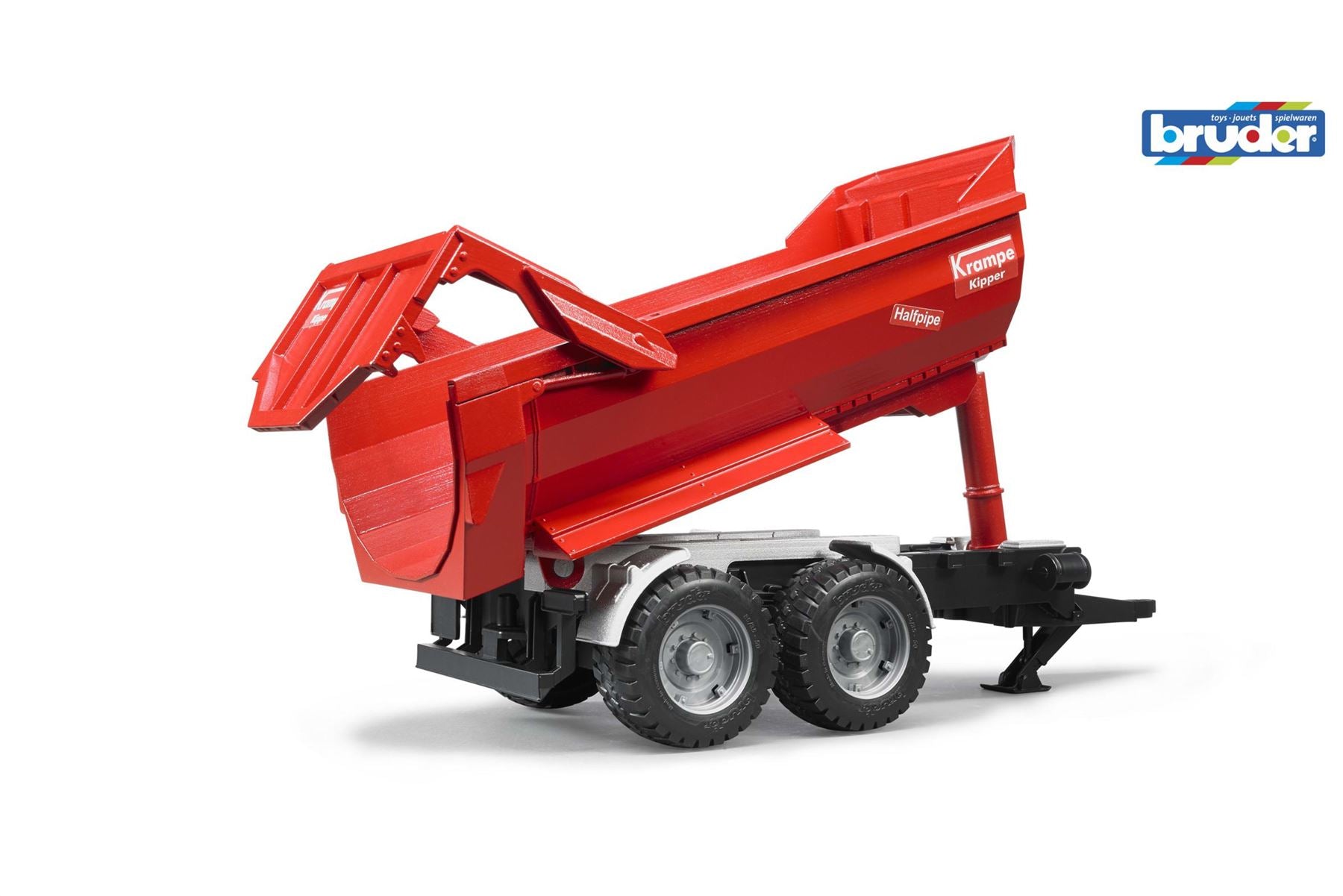 Krampe Tandem-Halfpipe tipping trailer