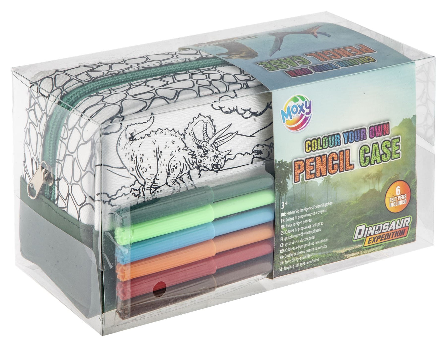 Dino Colour your own Pencil case