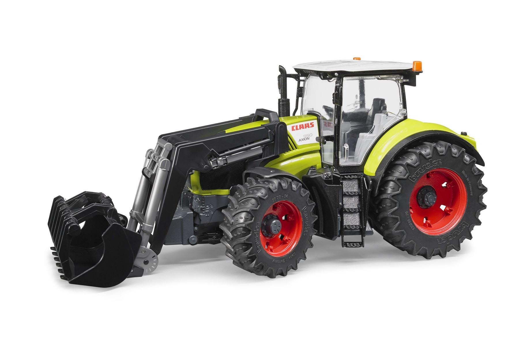 Claas Axion 950 with frontloader