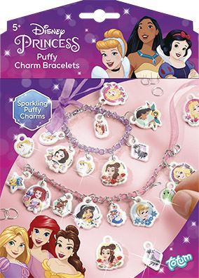 DISNEY PRINCESS PUFFY CHARM BRACELETS - 17411