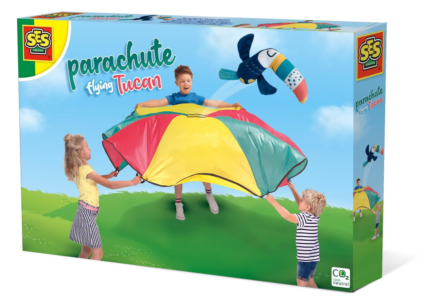 Parachute Flying Tucan