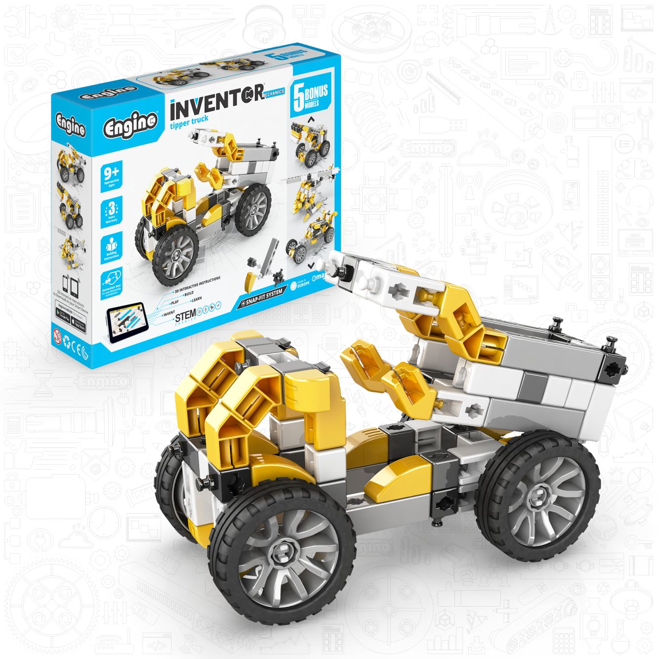 Inventor Mechanics Tipper Truck w 5 Models