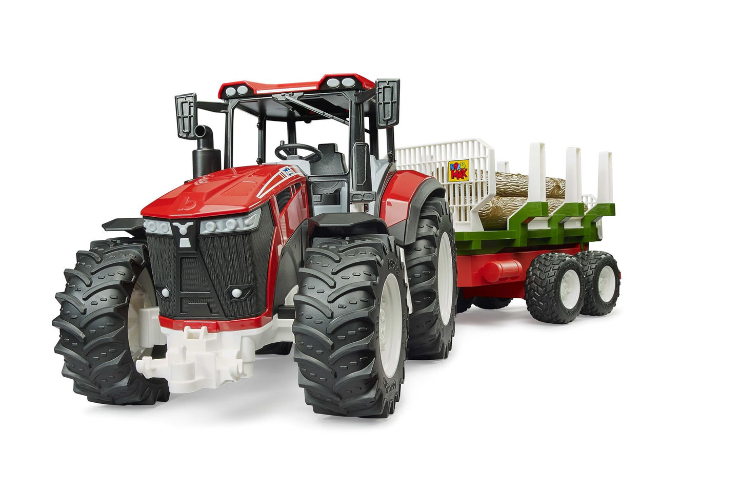 ROADMAX Tractor with forestry trailer and 3 trunks - 17330