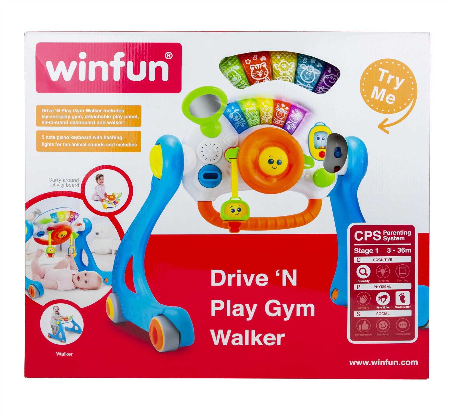 Drive'n Play Gym Walker