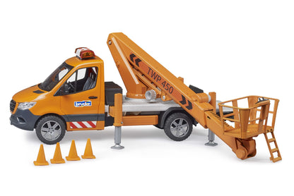 MB Sprinter with working platform and Light + Sound Module