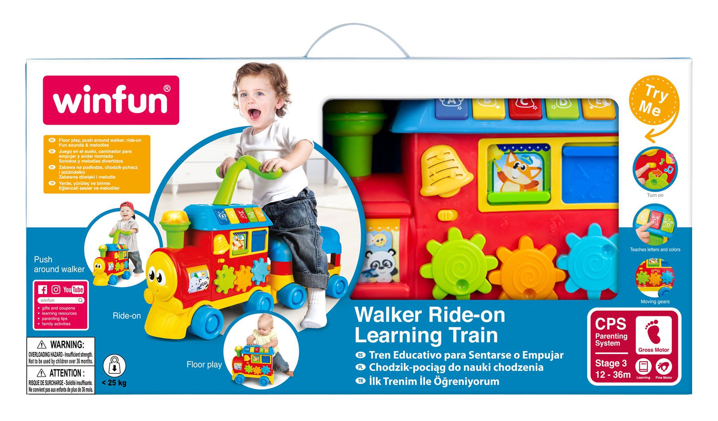 Walker Ride-On Learning Train - Blue