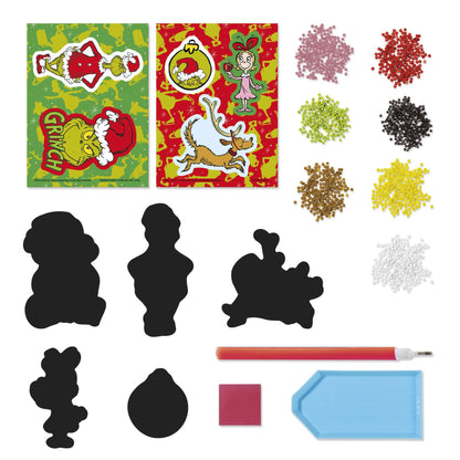 Grinch Diamond Paint Magnets
