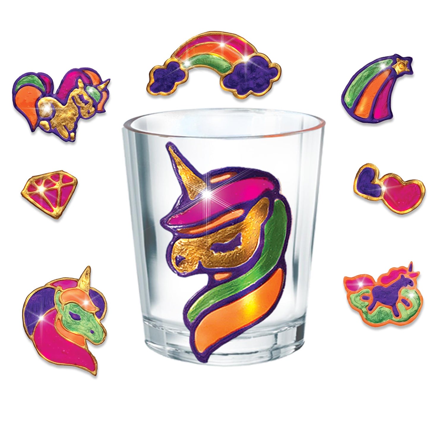 Peel And Place Unicorn Gel Stickers