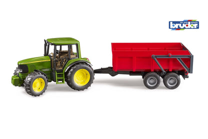 John Deere 6920 with tipping trailer