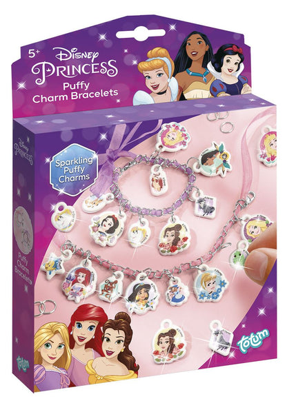 DISNEY PRINCESS PUFFY CHARM BRACELETS - 17411