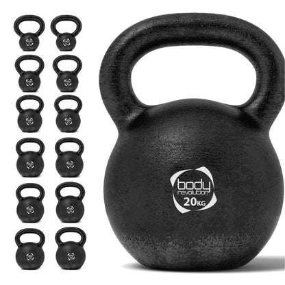 Body Revolution 20 kg Cast Iron Kettlebells
