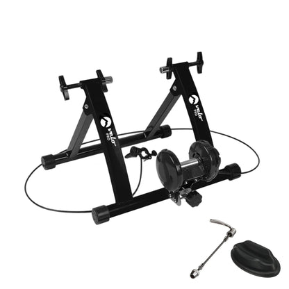 Black Velo Pro Fluid Turbo Trainer with Mat