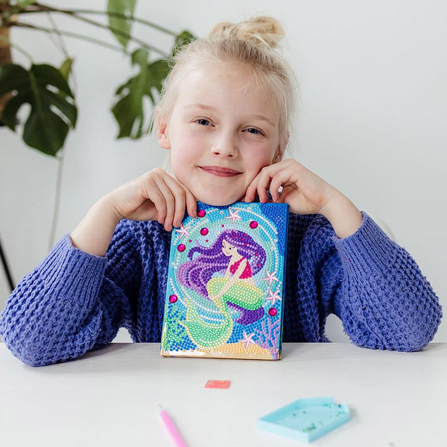 Mermaid Diamond Paint Notebook