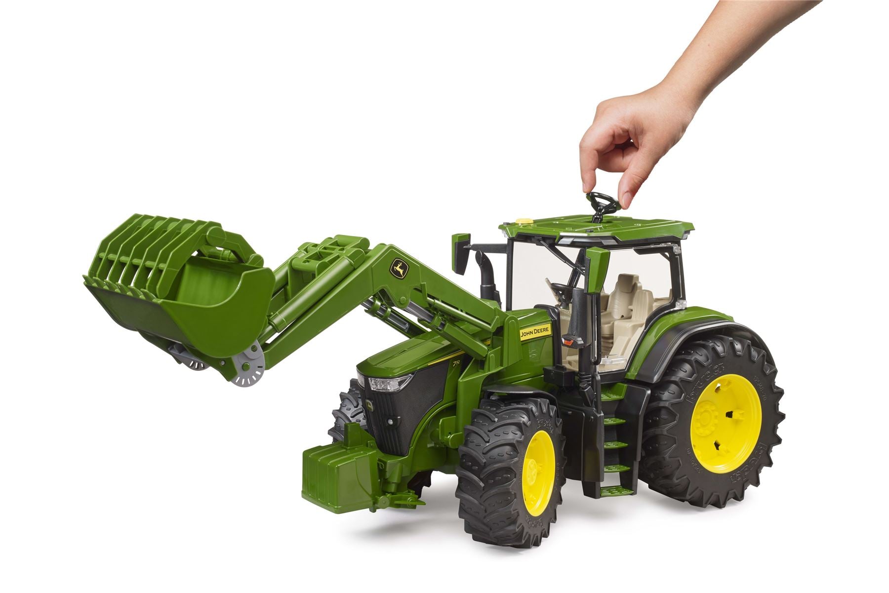 John Deere 7R 350 with frontloader
