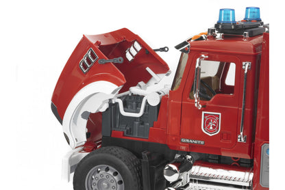MACK Granite Fire engine with ladder, waterpump and L+S Modu - 17138