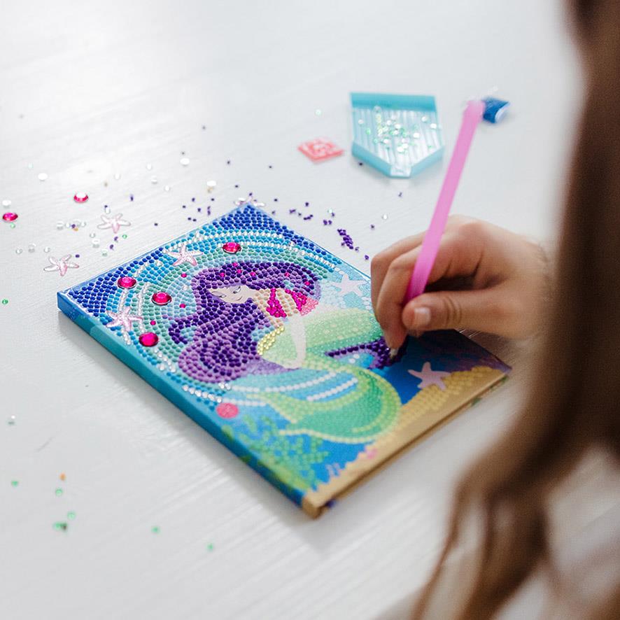 Mermaid Diamond Paint Notebook
