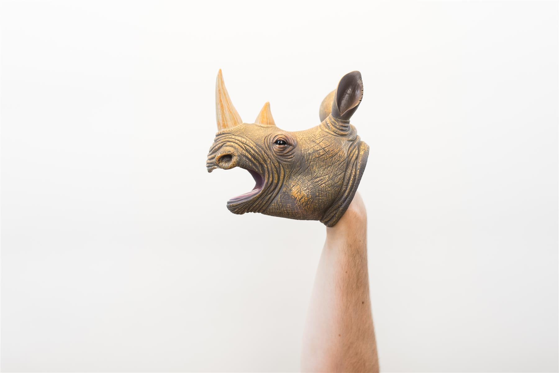 Wild Thingz Hand Puppet - Rhino