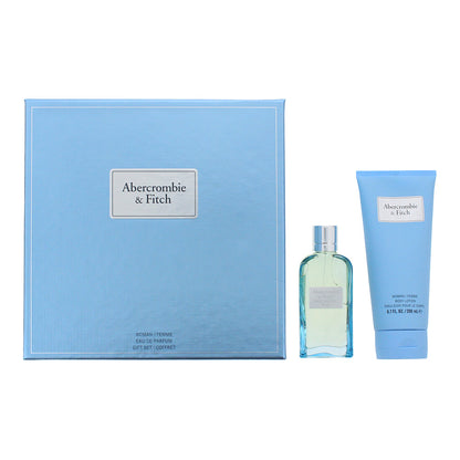 Abercrombie & Fitch First Instinct Blue for Her Gift Set 50ml EDP + 200ml Body Lotion