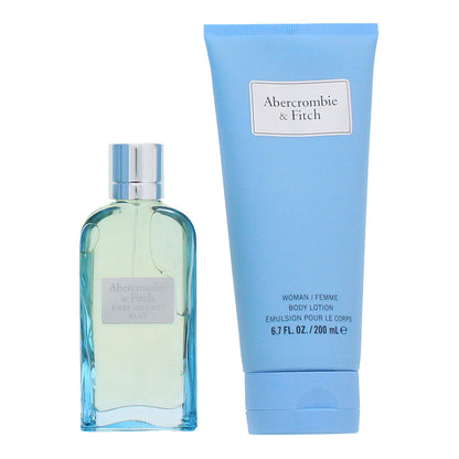 Abercrombie & Fitch First Instinct Blue for Her Gift Set 50ml EDP + 200ml Body Lotion