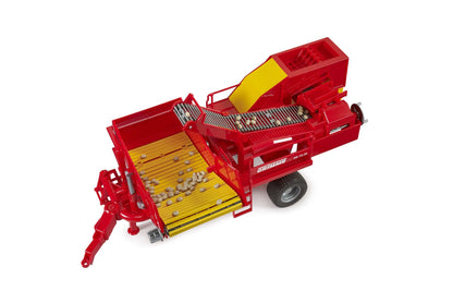 Grimme SE 75-30 potato digger with potatoes-imitations