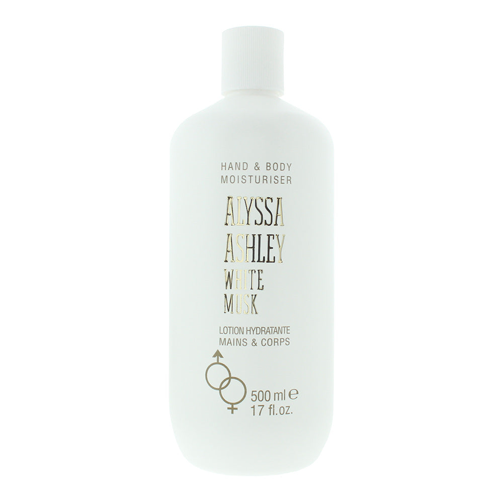 Alyssa Ashley White Musk Hand and Body Moisturiser 500ml
