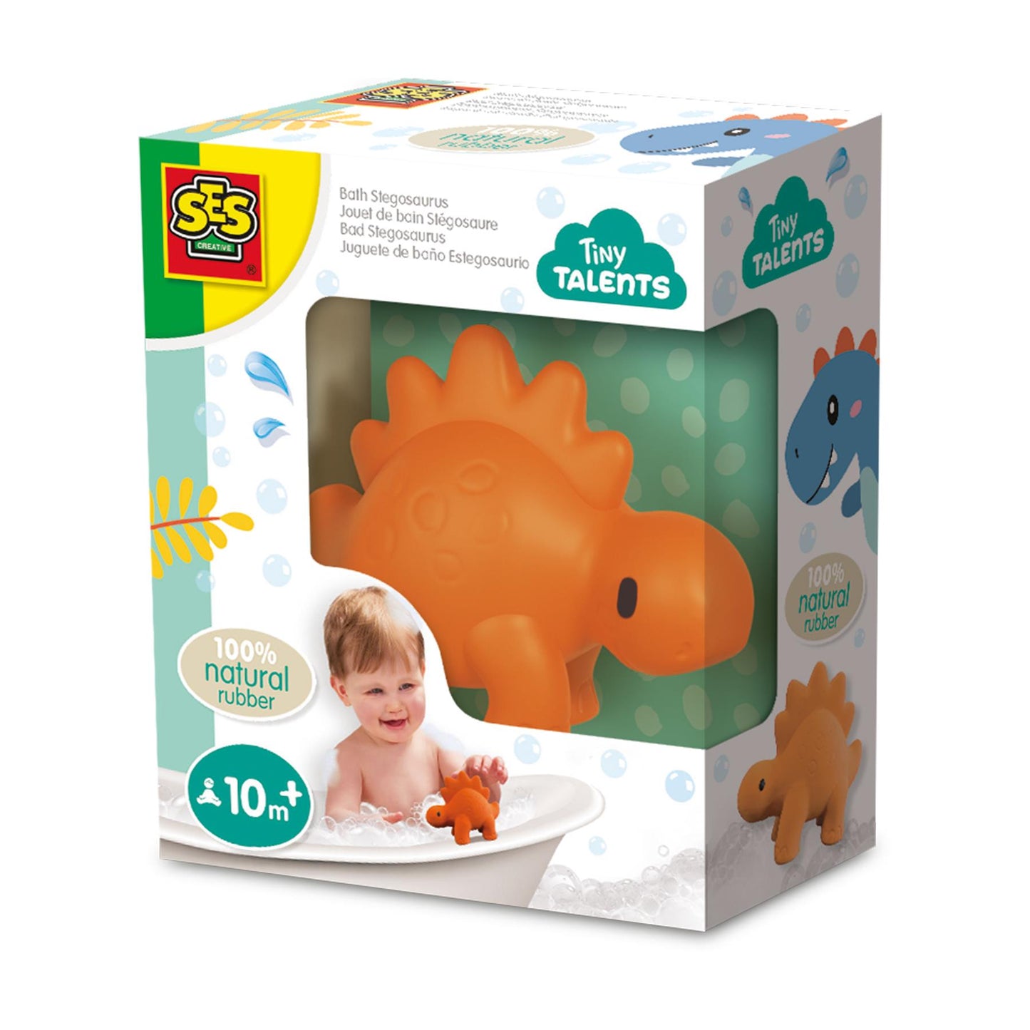 Bath Stegosaurus - 100% natural rubber