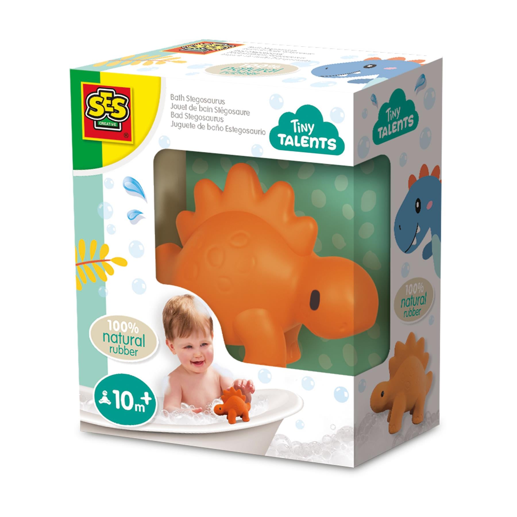 Bath Stegosaurus - 100% natural rubber